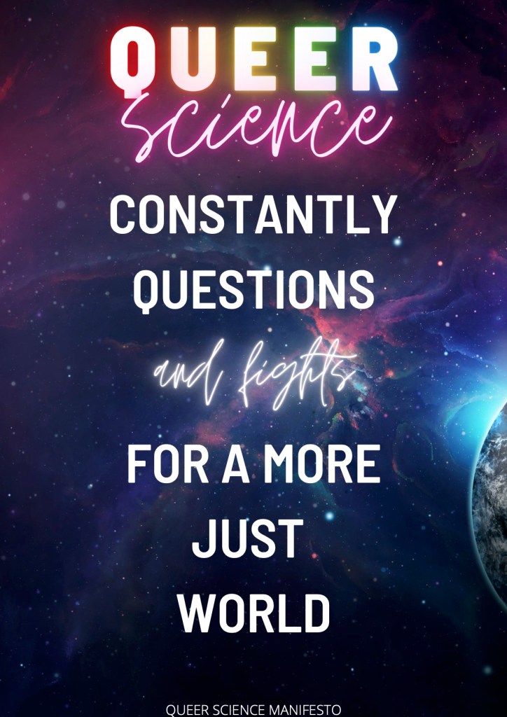 Queer Science Manifesto&nbsp;posters